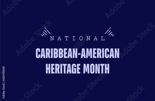 caribbean american heritage month, background template