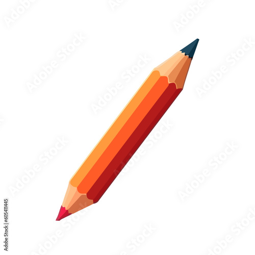 pencil sharp on white backdrop