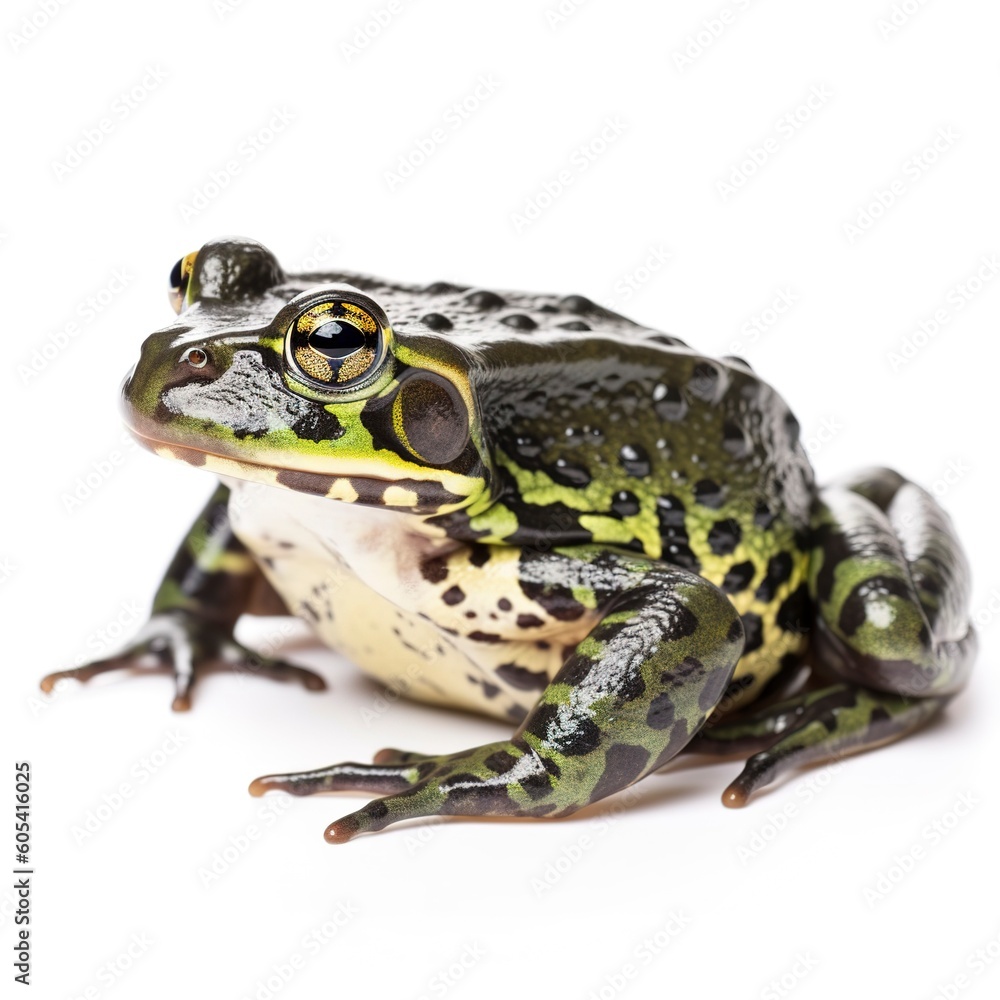 Frog isolated on white background, generate ai Frog isolated on white background, generate ai