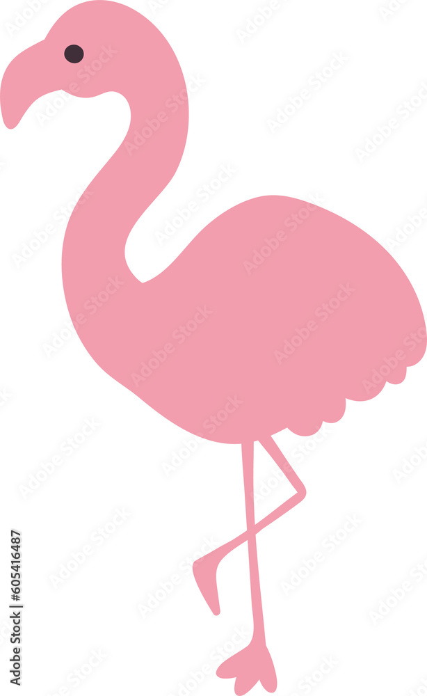 Flamingo pink drawing cartoon decoration. Flamingo pink drawing cartoon decoration.