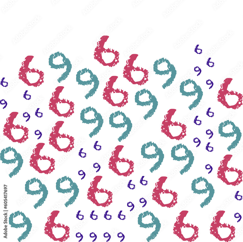 seamless pattern with numbers seamless pattern with numbers