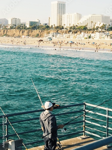 fisherman on the beach