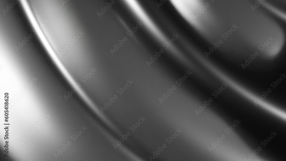 Fototapeta premium Creative silver waves