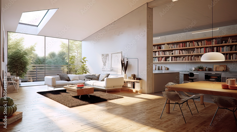 Modern,interior design- Generative AI Modern,interior design- Generative AI
