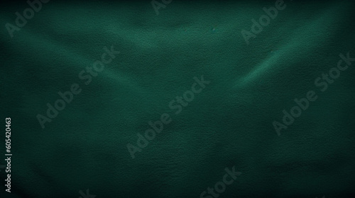 Dark Green Velvet Fabric Texture Background - Textile Material - Generative AI