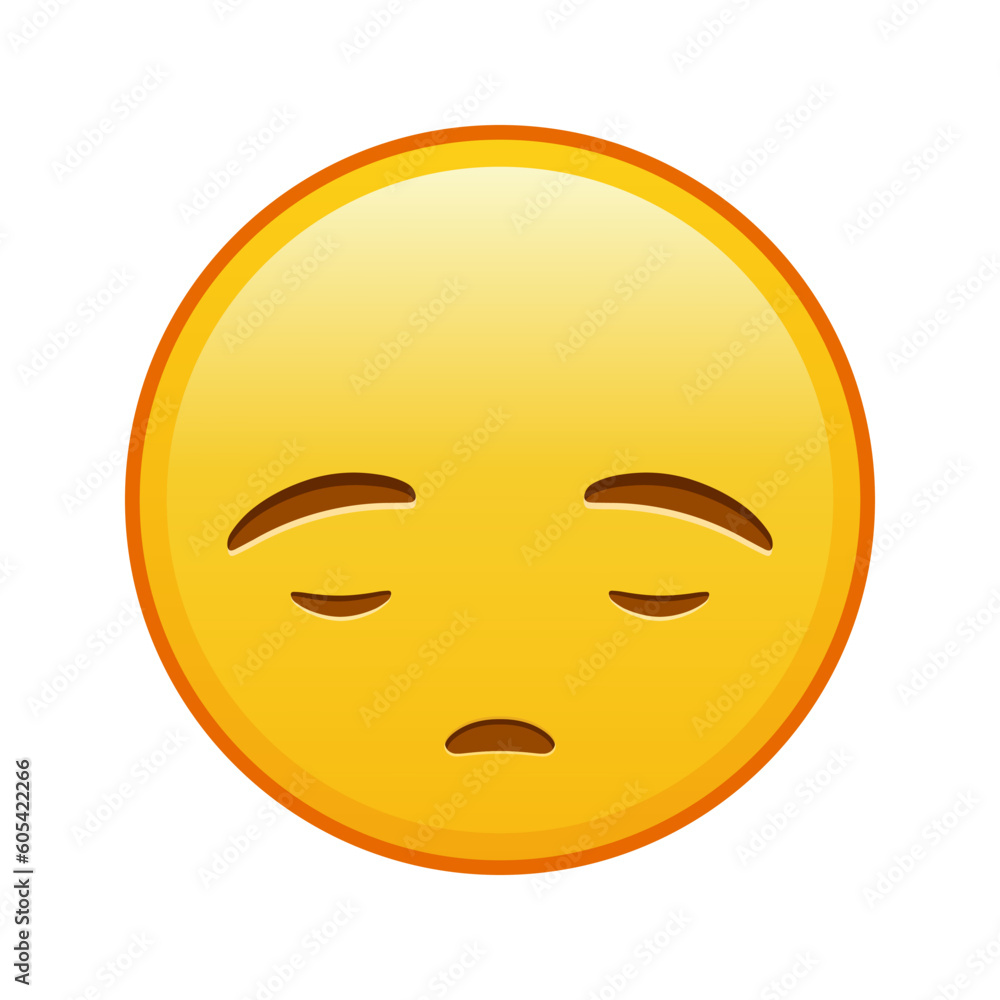 Anguished face Large size of yellow emoji smile Anguished face Large size of yellow emoji smile