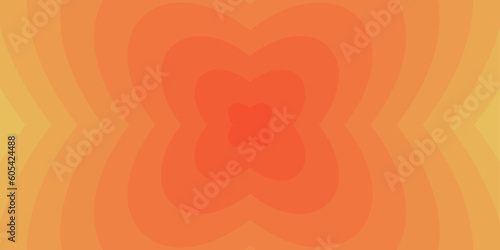 Retro Groovy Background. 70's Vibes Vector Design. Trendy Y2k Backdrop . Funky Retro Wallpaper.	