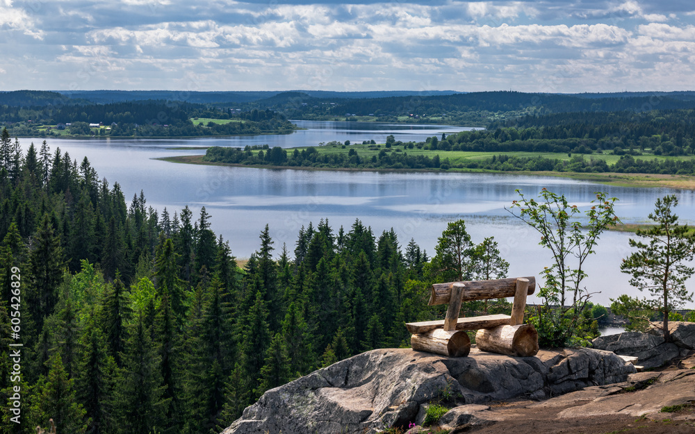 Summer landscapes of Karelia - obrazy, fototapety, plakaty 