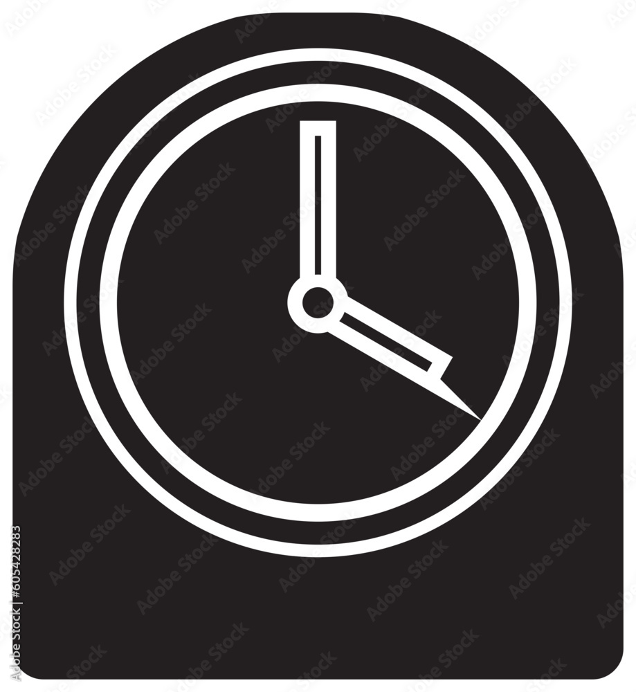 time table silhouette clock watch icon time table silhouette clock watch icon