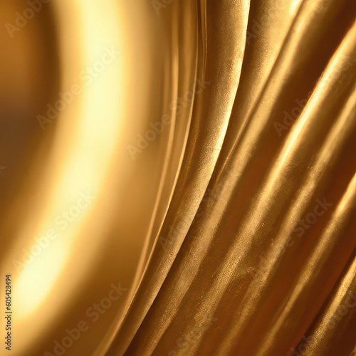 Abstract realistic golden color tone solid mettalic background.