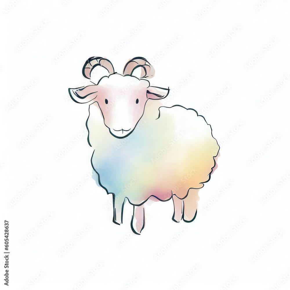 Obraz premium Islamic Realistic Illustration for Eid Adha Designed by Generative AI