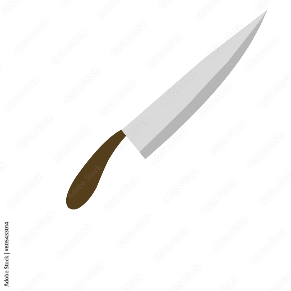 Vector illustration of meat cutting knife set. Butcher knife set for butcher shop and butcher design theme Vector illustration of meat cutting knife set. Butcher knife set for butcher shop and butcher design theme