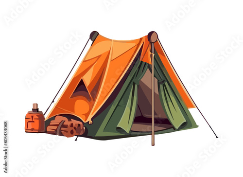 Adventure in nature camping