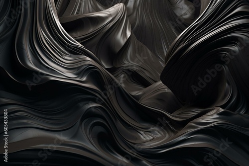Abstract background with black and gray colors. Generative AI