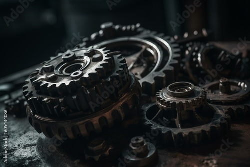 A set of gears. Generative AI