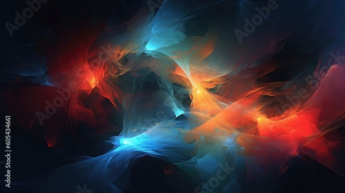 A contemporary abstract wallpaper design. (Generative AI)