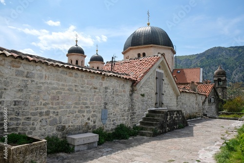 Ancient stone church in Kotor, Montenegro. Kotor is a beautiful historic city on the Unesco list. 