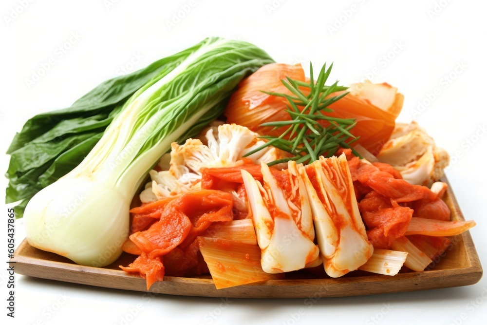 Kimchi is a traditional Korean banchan consisting Food Photography Kimchi is a traditional Korean banchan consisting Food Photography