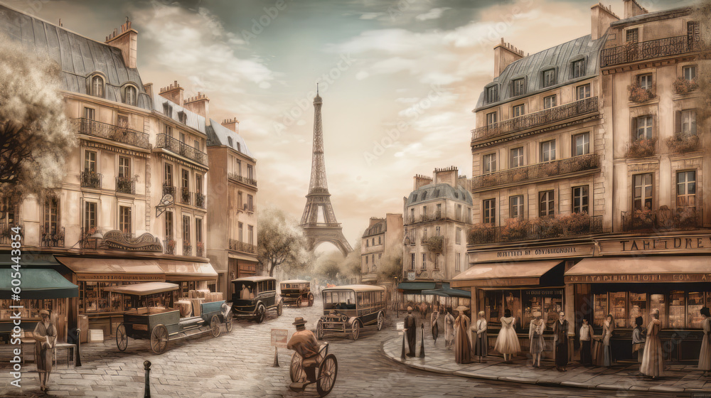 Collage Paris 1950