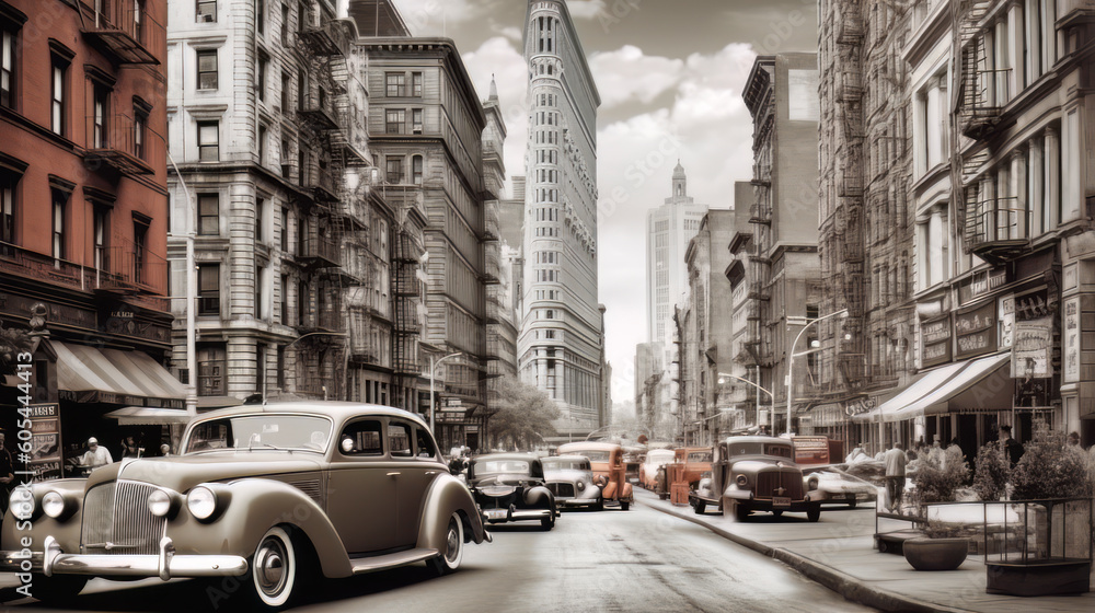 Collage New York 1950