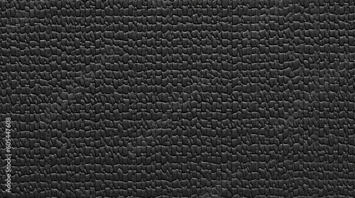 Black Embossed Cross Stitch - Paper or Fabric Texture Background - Textile Material - Generative AI