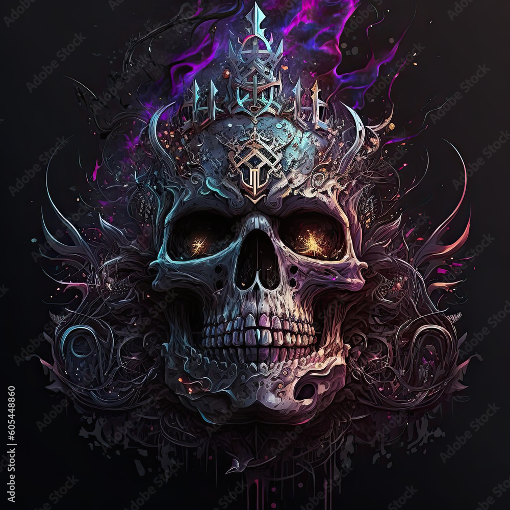 halloween background with pumpkin and scull
halloween background with pumpkin and scull