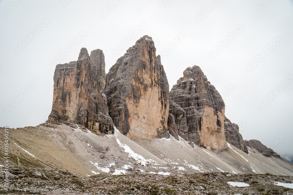 Drei Zinnen, Tre Cime di Lavaredo in the Italian Dolomites.