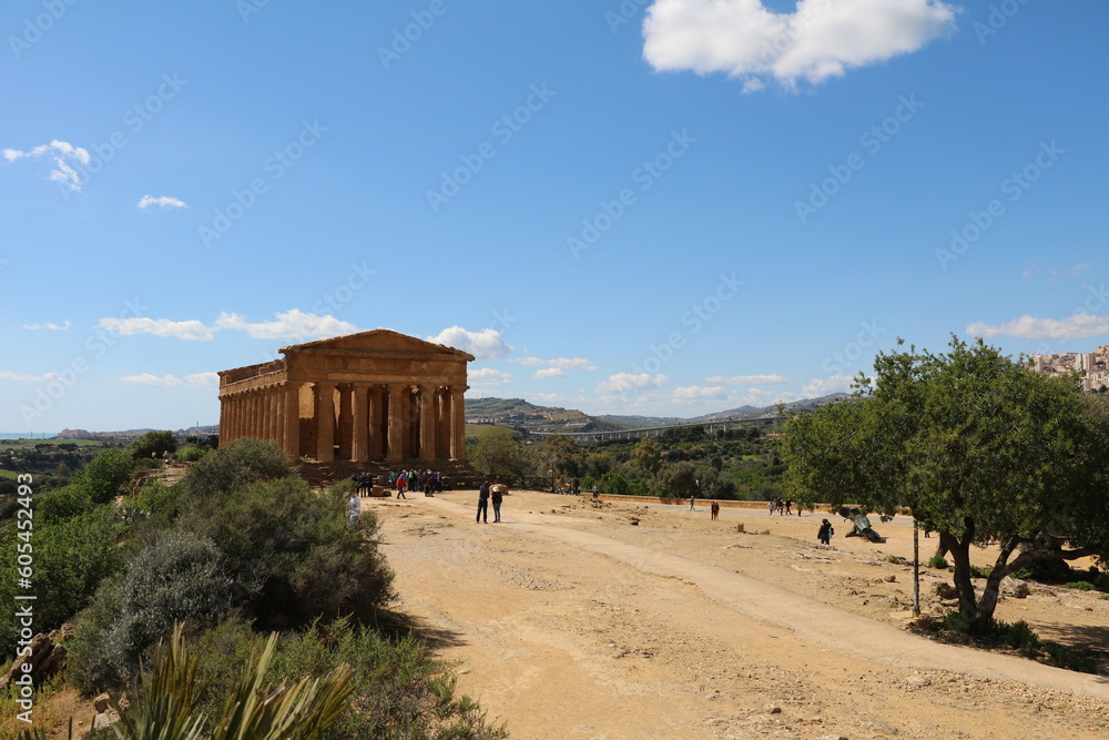 Temple of Concordia of Agrigento, Sicily Italy