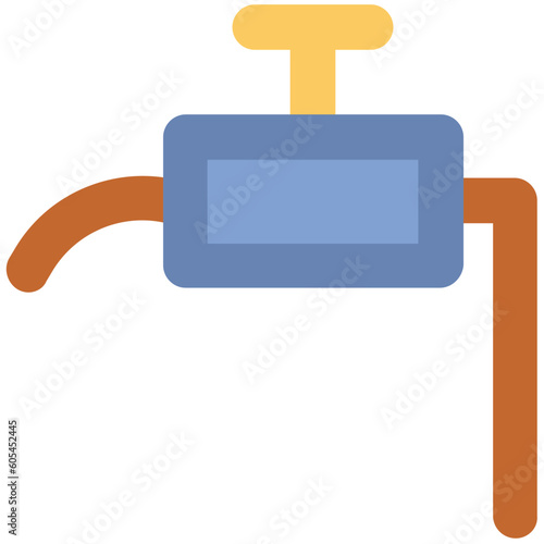 Gimlet machine bold line icon design 