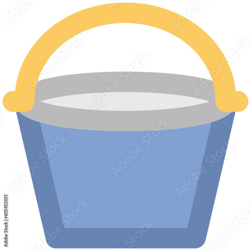 Paint pail bold line icon