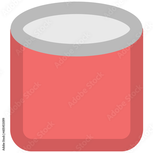 Paint pail bold line icon