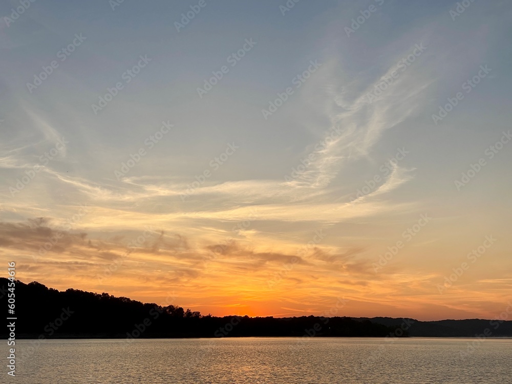 Sunrise over Lake Monroe May 22 2023
