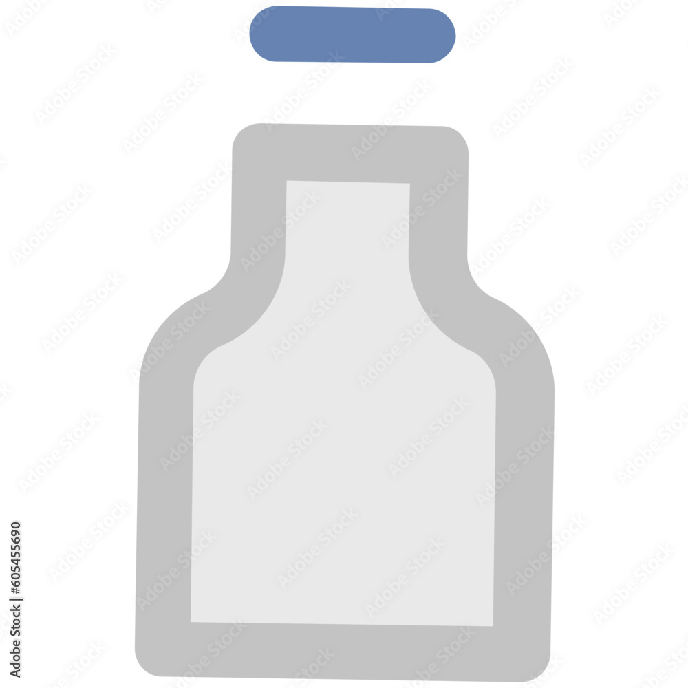 An icon of a bottle vector An icon of a bottle vector