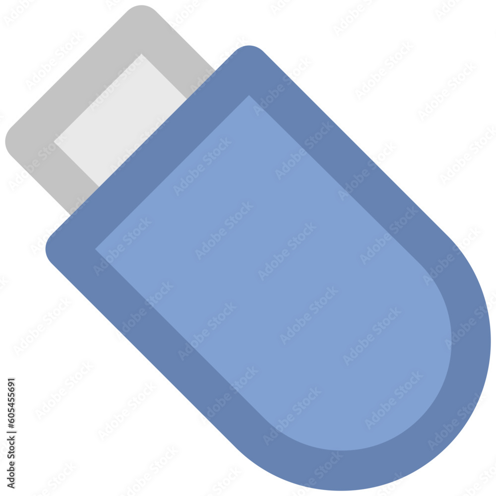 Icon of a usb bold line design Icon of a usb bold line design