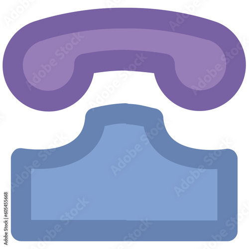 Wallpaper Mural A telephone set bold line icon Torontodigital.ca