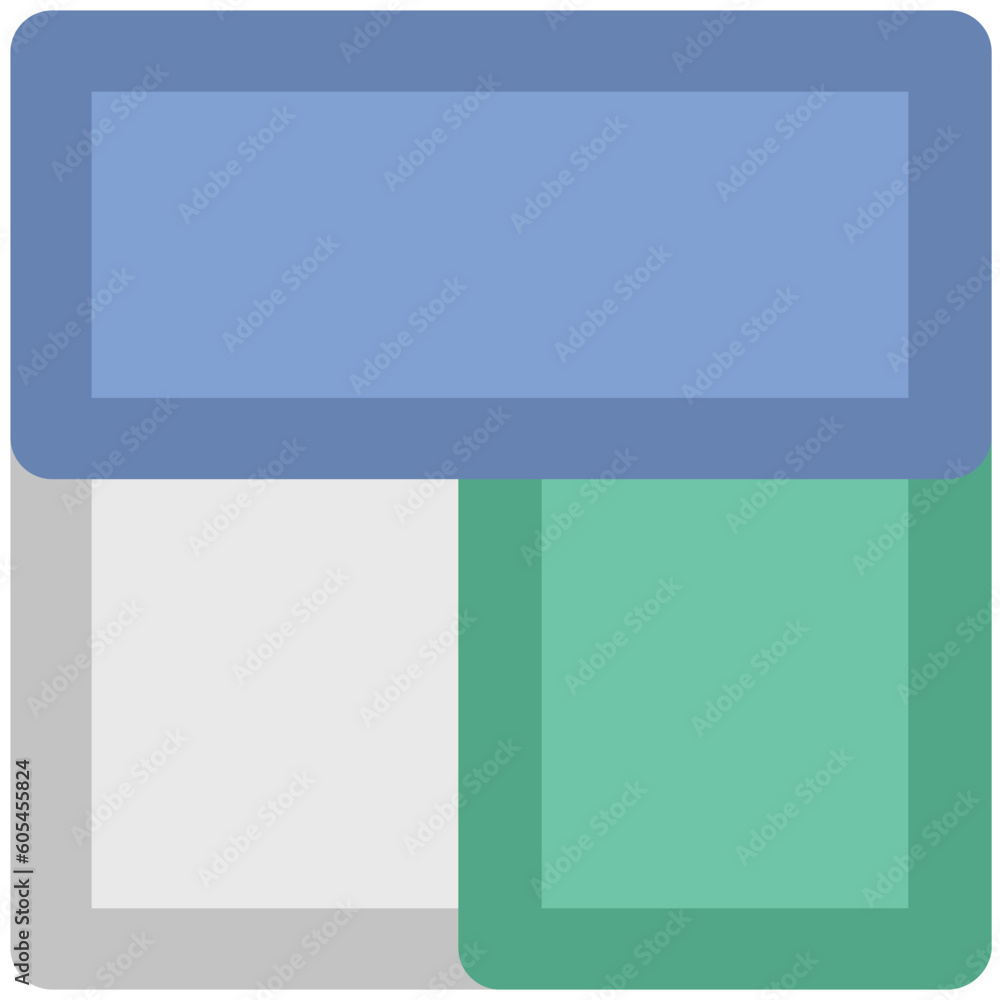 Naklejka premium A web browser bold line icon