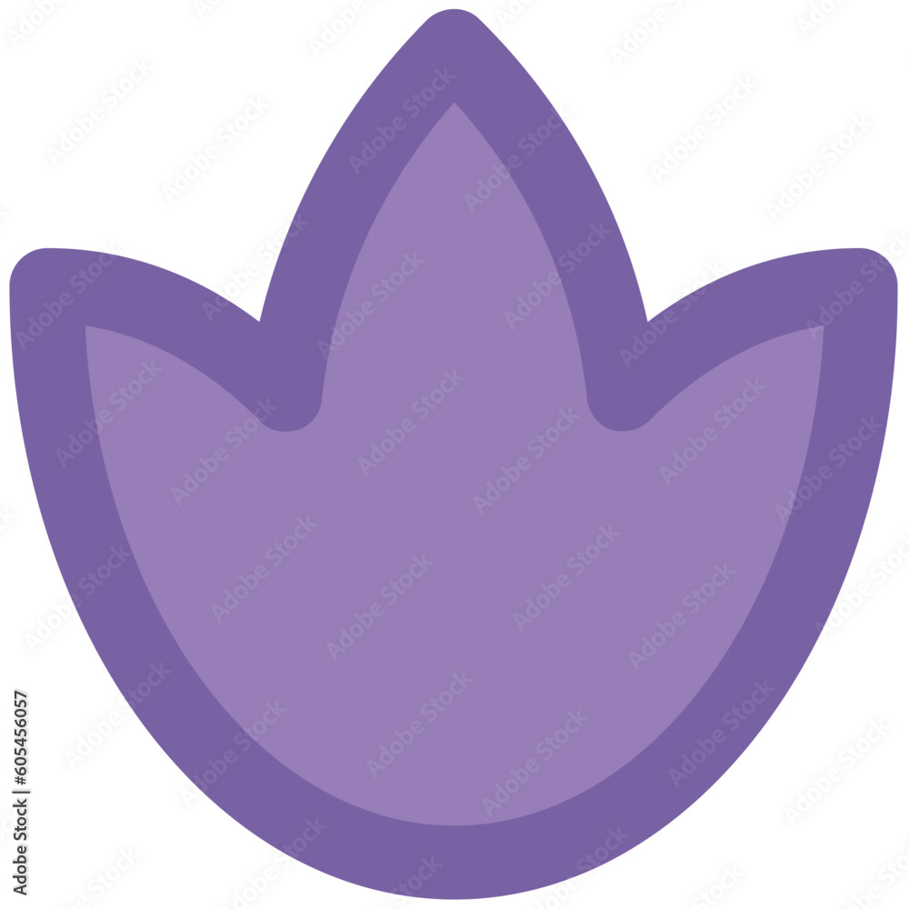 An icon of geometrical design bold line design 