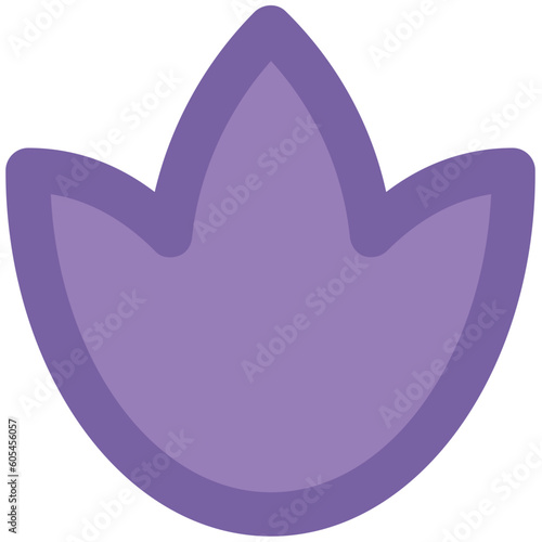 An icon of geometrical design bold line design 