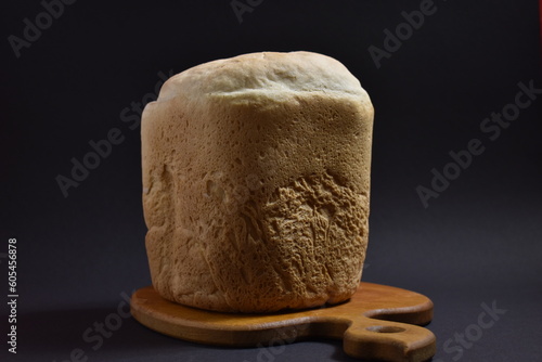 Fresh bread from the bread machine with your own hands at home is very tasty and soft bread with a nice color toasted