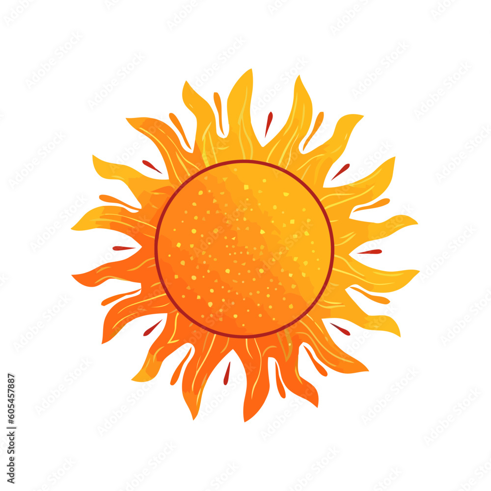 Burning sun igniting nature backdrop Burning sun igniting nature backdrop