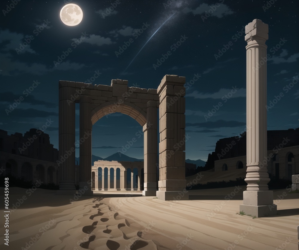 Fototapeta premium ancient ruins. Created with Generative AI