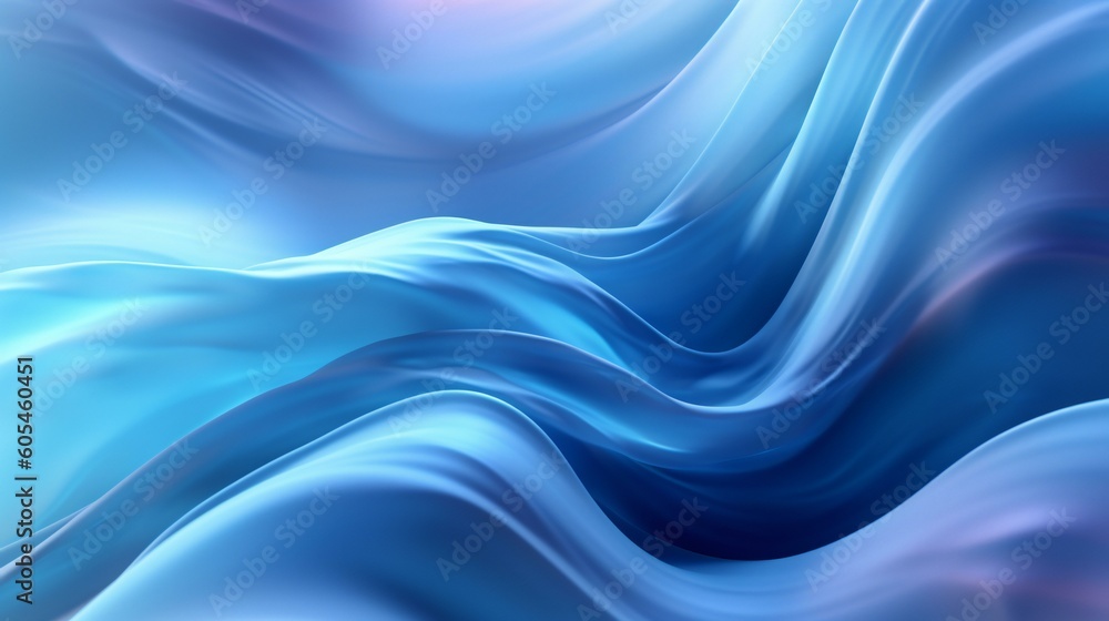 Close-up of a vibrant blue wave pattern of waves, in the style of surreal 3d landscapes, graphic fluidity, soft and rounded forms Close-up of a vibrant blue wave pattern of waves, in the style of surreal 3d landscapes, graphic fluidity, soft and rounded forms