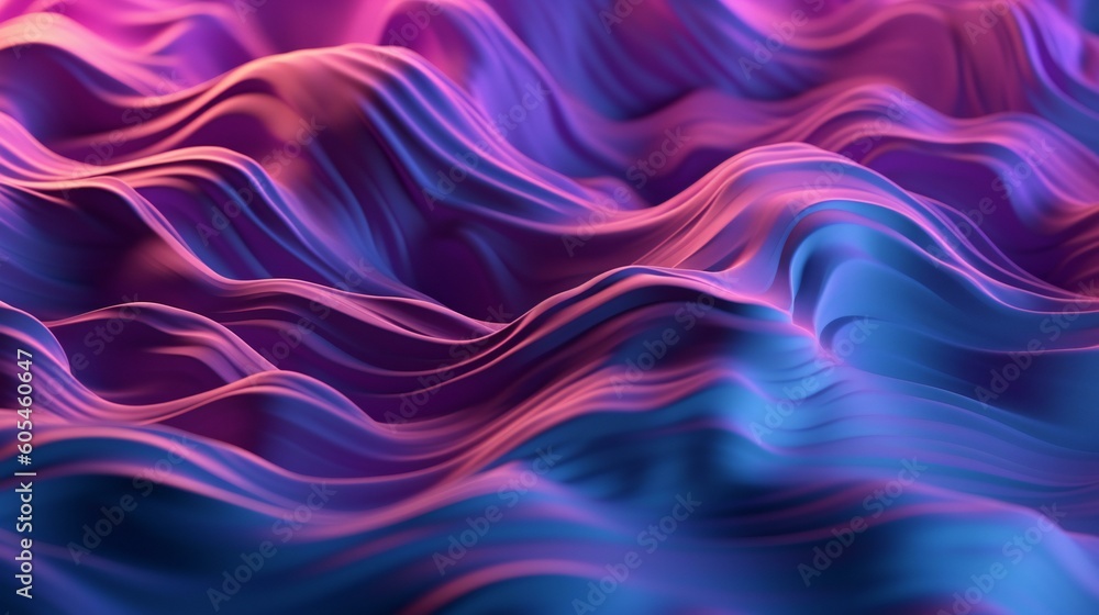 Vibrant purple and pink pattern of waves, fluid, soft and rounded forms Vibrant purple and pink pattern of waves, fluid, soft and rounded forms