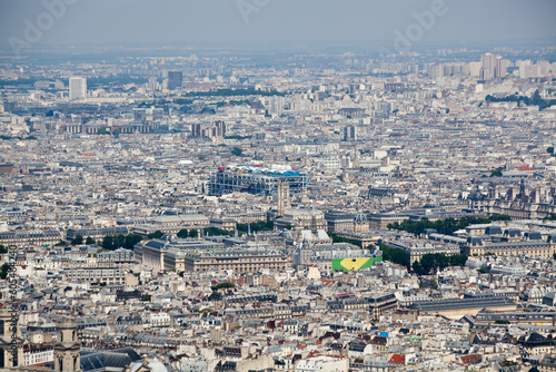 Panorama of Paris from Montparnasse Tower, France. © dragan1956