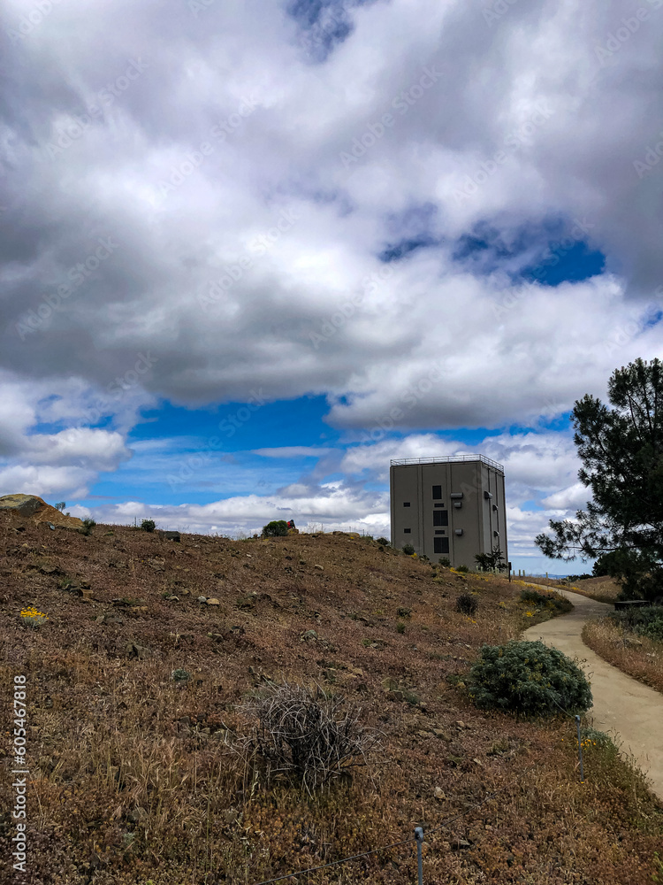 Hiking up to the Mount Umunhum Radar Tower in California Hiking up to the Mount Umunhum Radar Tower in California