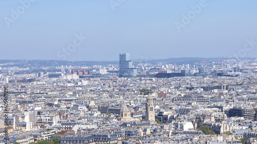 View of the Paris from the Eiffel Tower. © rozaivn58