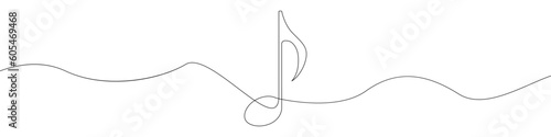 Note line continuous drawing vector. One line Note vector background. Note icon. Continuous outline of a Note. Black linear outline Note`s design.