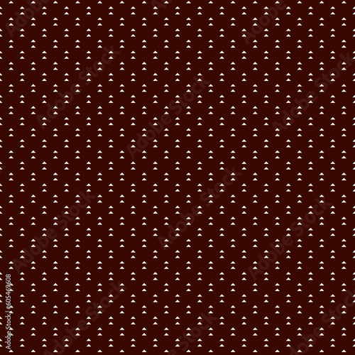 Repeated mini triangles on white background. Simple abstract wallpaper. Seamless pattern design with geometric figures.