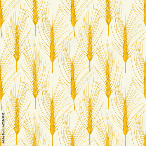 Wheat agricultural background pattern