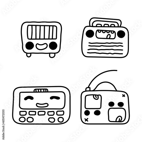 happy vintage radio